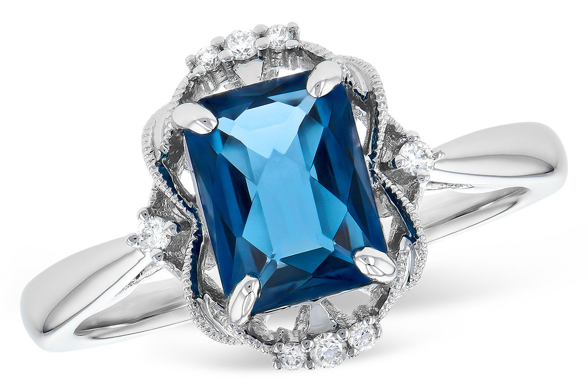 C327-30576: LDS RG 1.70 LONDON BLUE TOPAZ 1.76 TGW