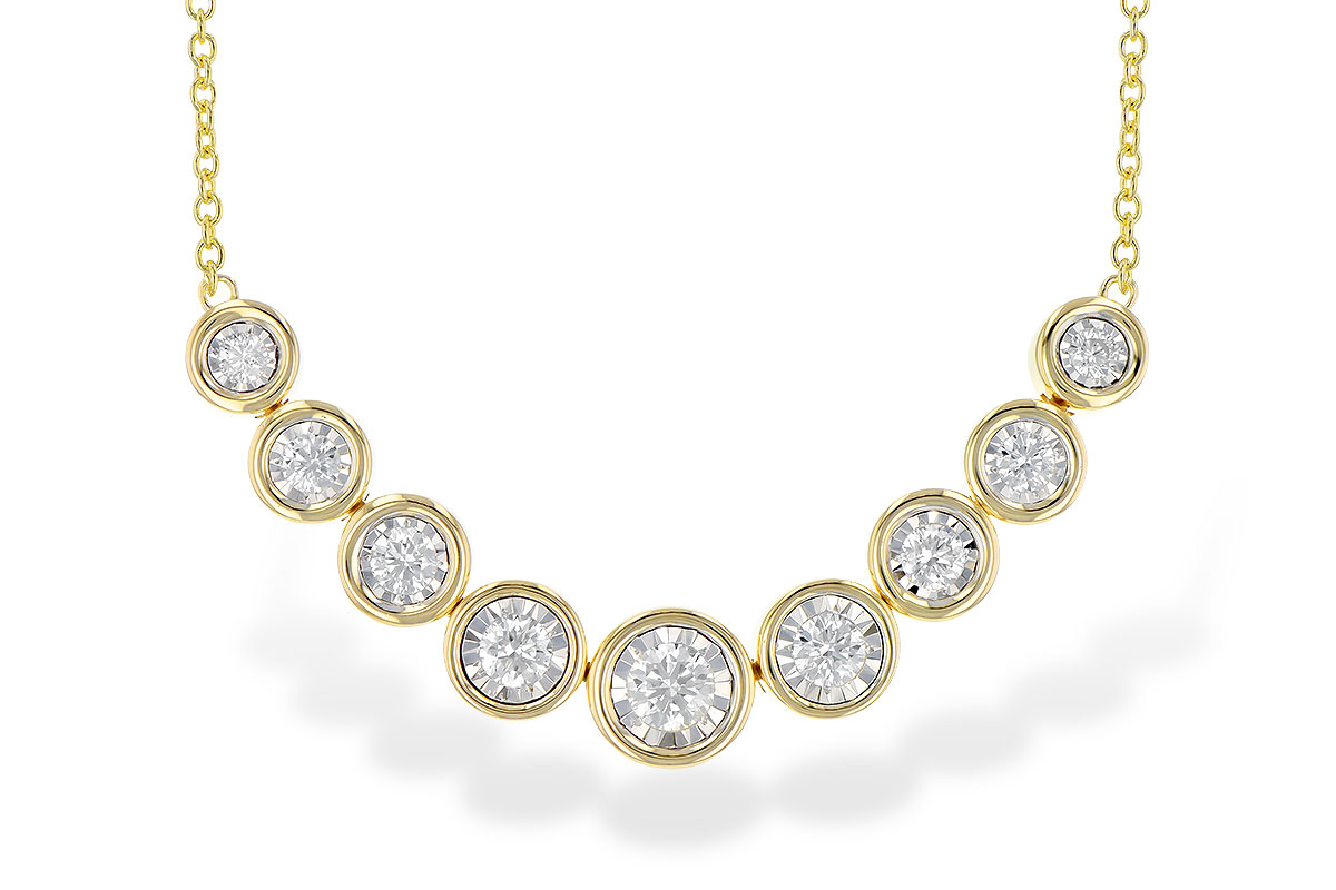 C327-30603: NECKLACE 1.00 TW