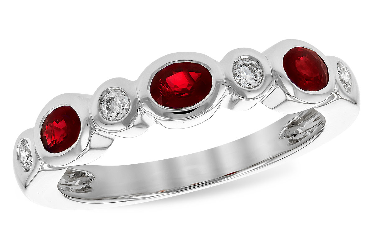 C327-30630: LDS WED RG .55 RUBY .68 TGW