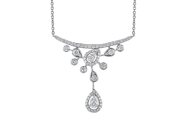 C327-31467: NECKLACE .65 TW