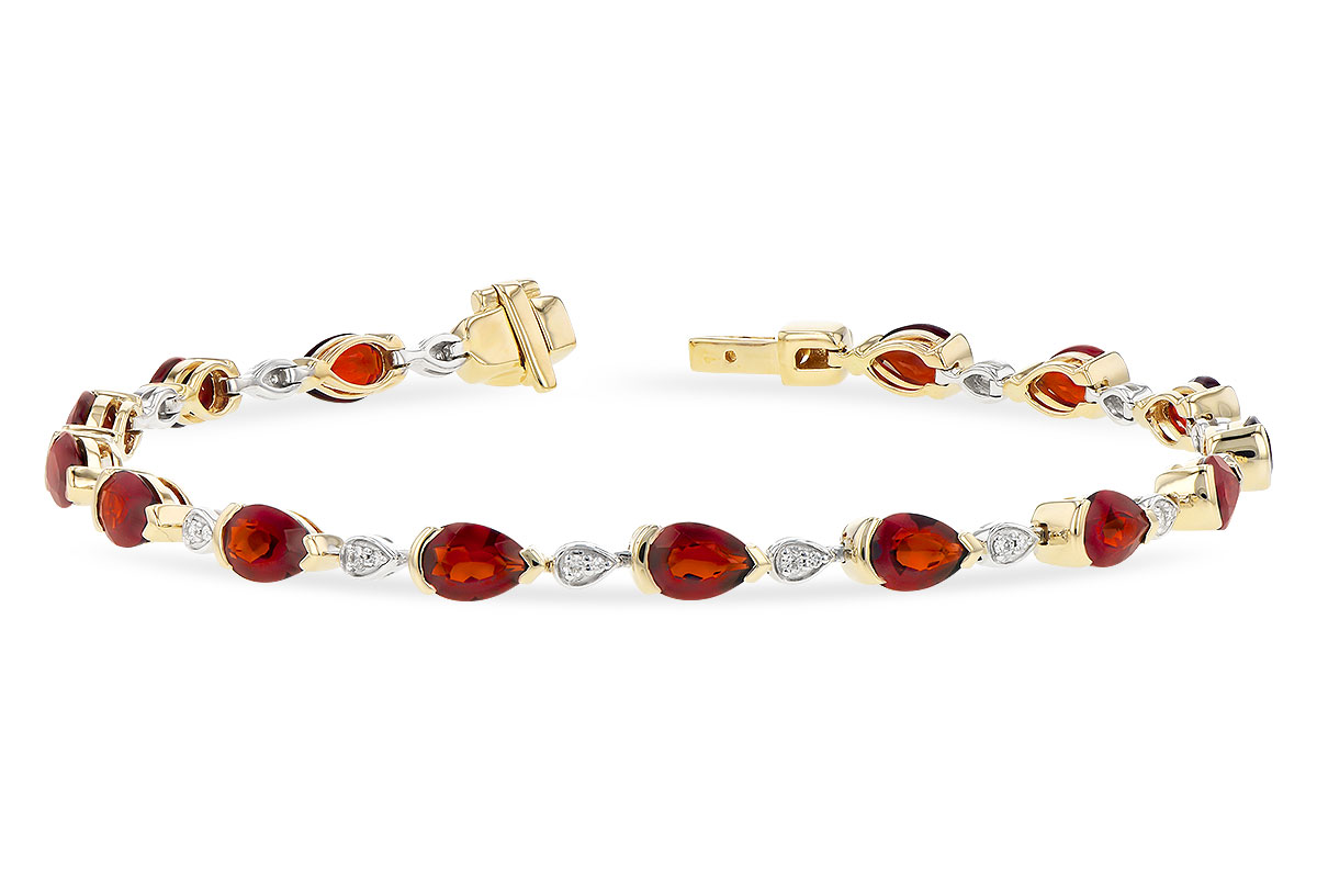 C327-31476: BRACELET 6.44 GARNET 6.60 TGW