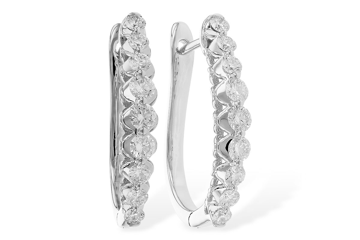 C328-21476: EARRINGS 1.00 TW