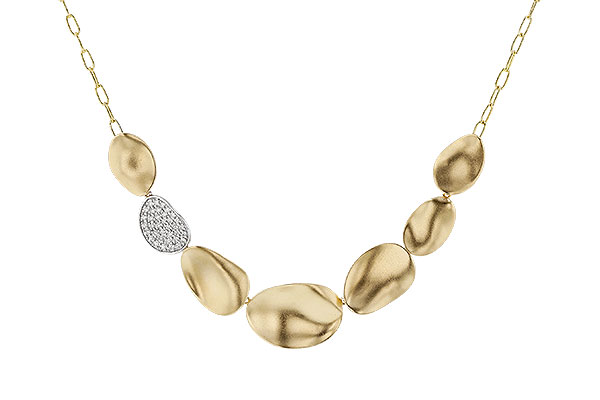 C329-10621: NECKLACE .38 TW (18")