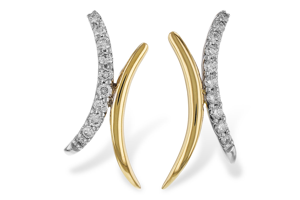 C329-14248: EARRINGS .15 TW