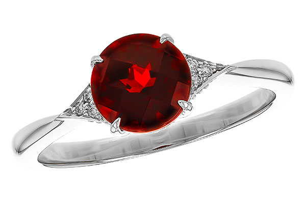 C329-16021: LDS RG 1.46 GARNET 1.48 TGW (7MM RD)