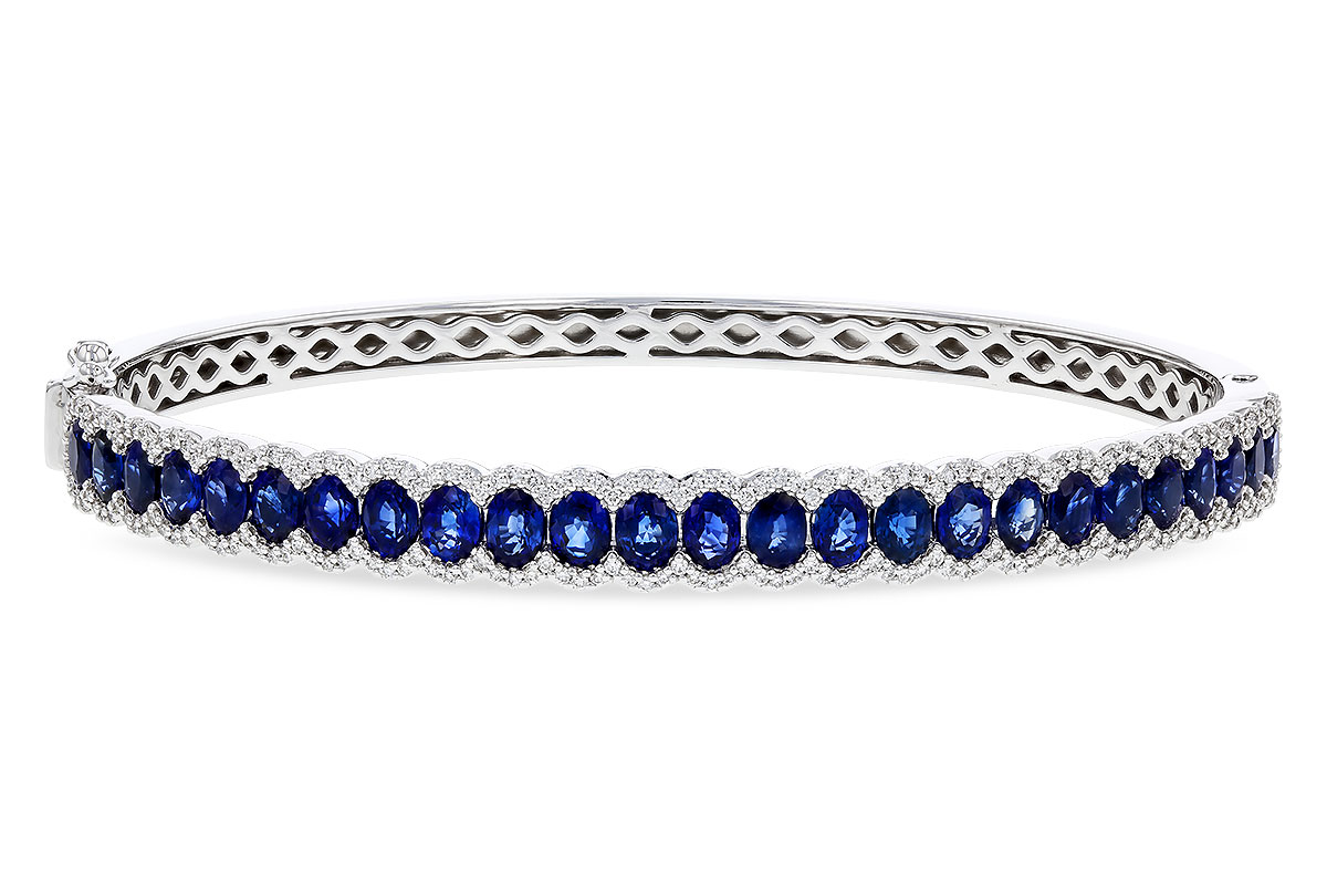 C329-16921: BANGLE 5.09 TW SAPPHIRE 5.65 TGW