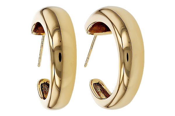 C329-16930: GOLD EARRINGS (20MM)