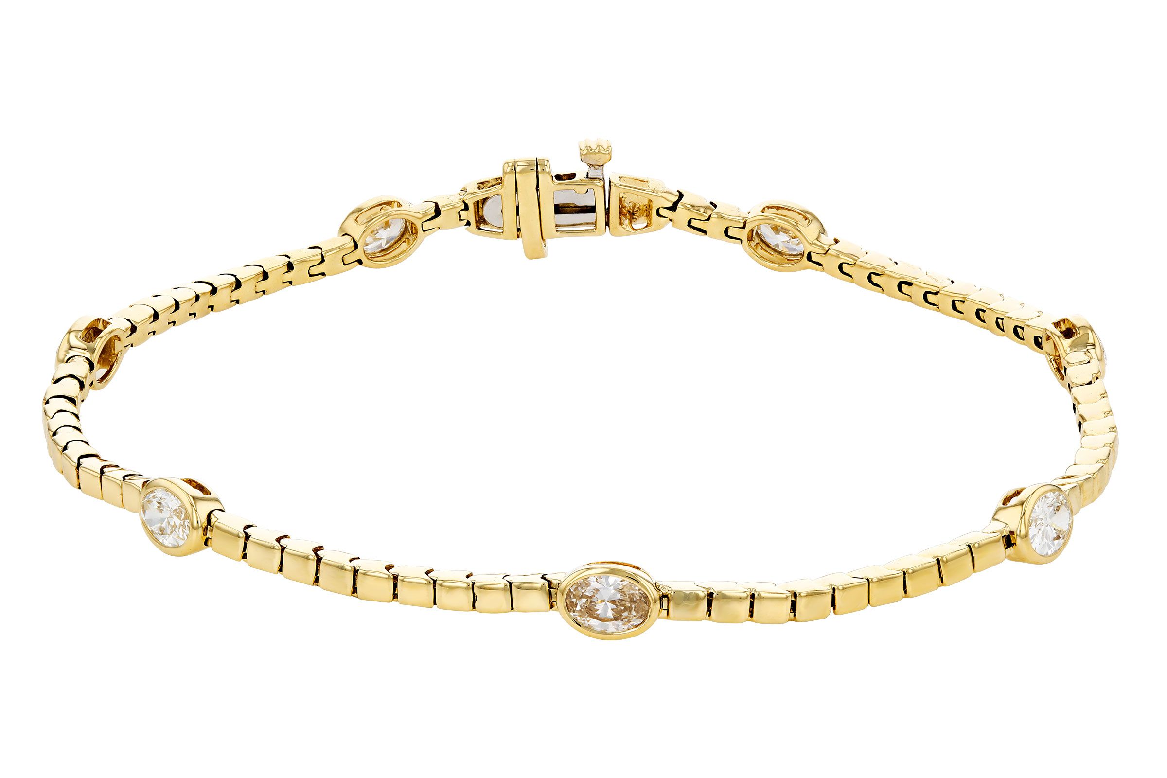 C330-02421: BRACELET 1.30 TW OVAL DIA (7")