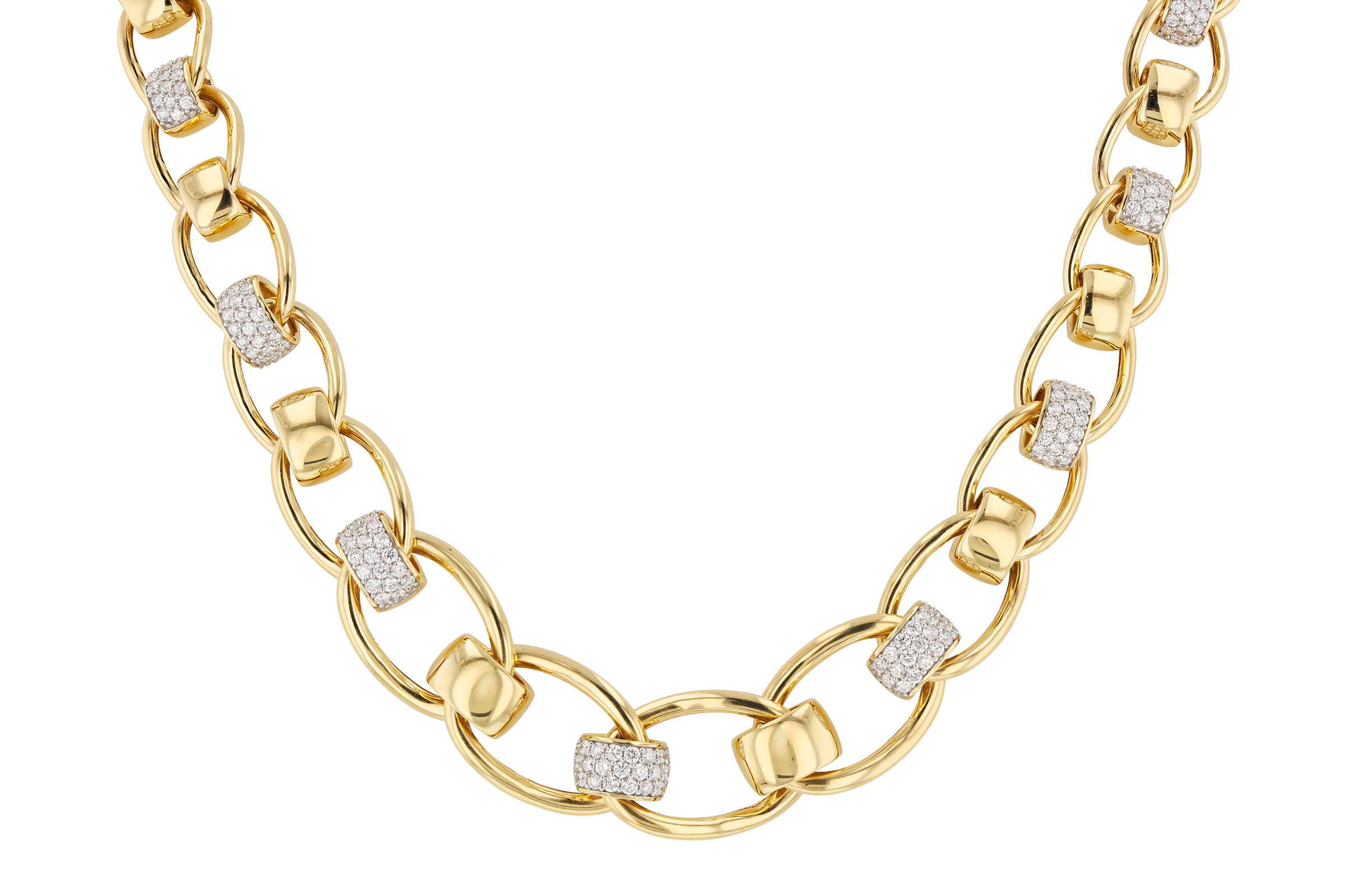 C330-02439: NECKLACE 2.00 TW (17")