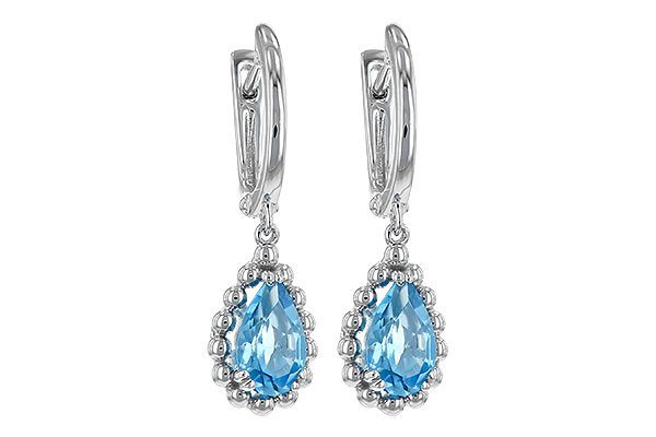 D243-67894: EARRING BLUE TOPAZ 1.70 TW