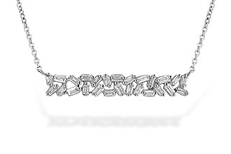 D244-59639: NECK .24 TW BAGUETTES
