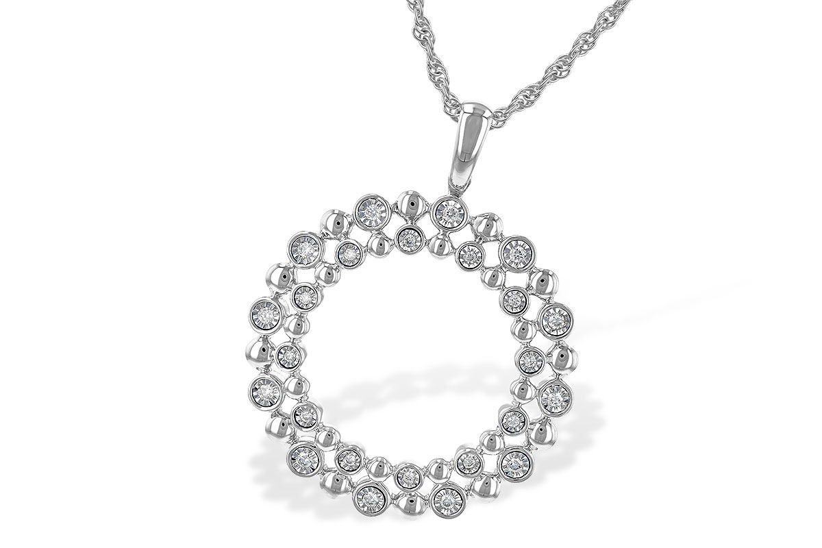 D244-59648: NECKLACE .12 TW