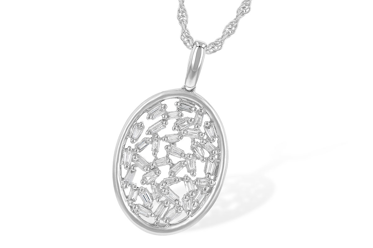D244-59703: NECK .34 TW BAGUETTE DIAS