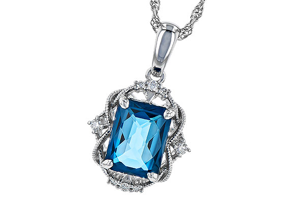 D327-30576: NECK 1.68 LONDON BLUE TOPAZ 1.73 TGW (8x6MM LBT)