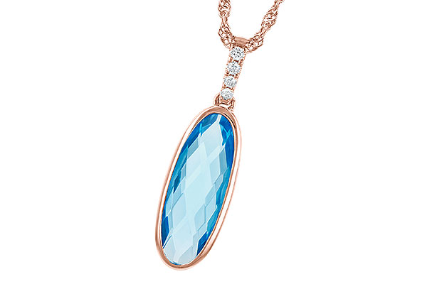 D327-30603: NECK 1.90 BLUE TOPAZ 1.93 TGW