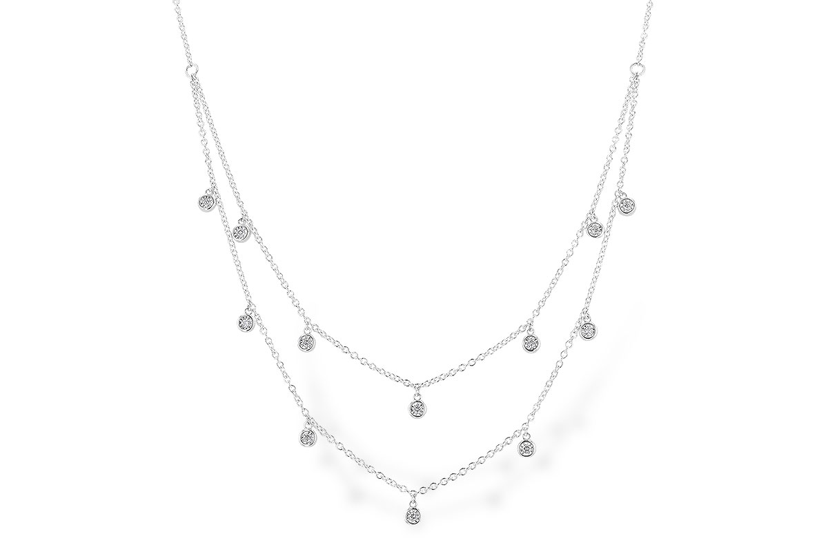 D328-19712: NECKLACE .22 TW (18 INCHES)