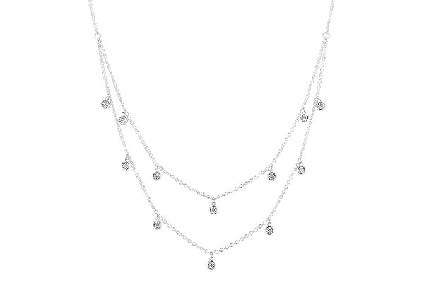 D328-19712: NECKLACE .22 TW (18 INCHES)