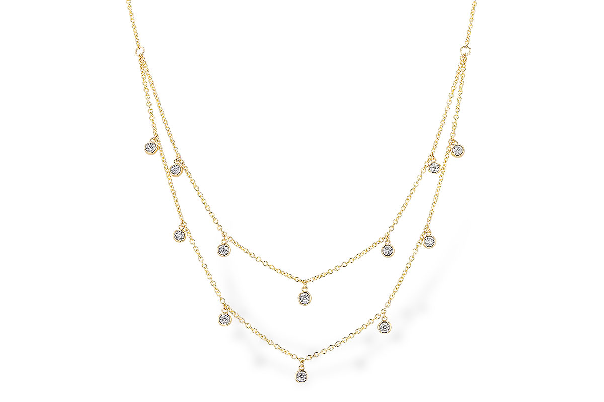 D328-19712: NECKLACE .22 TW (18 INCHES)
