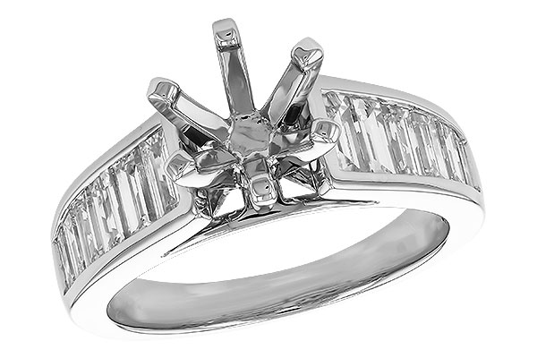 D328-26985: LDS SEMI DIA RG 1.22 TW BAGUETTES