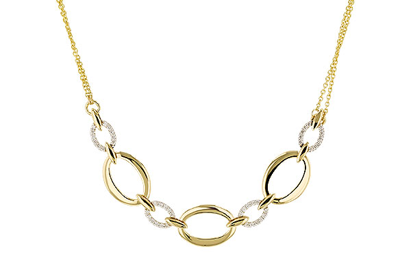 D329-10557: NECKLACE .50 TW (18")