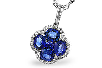 D329-10630: NECKLACE 1.72 SAPPHIRE 1.87 TGW