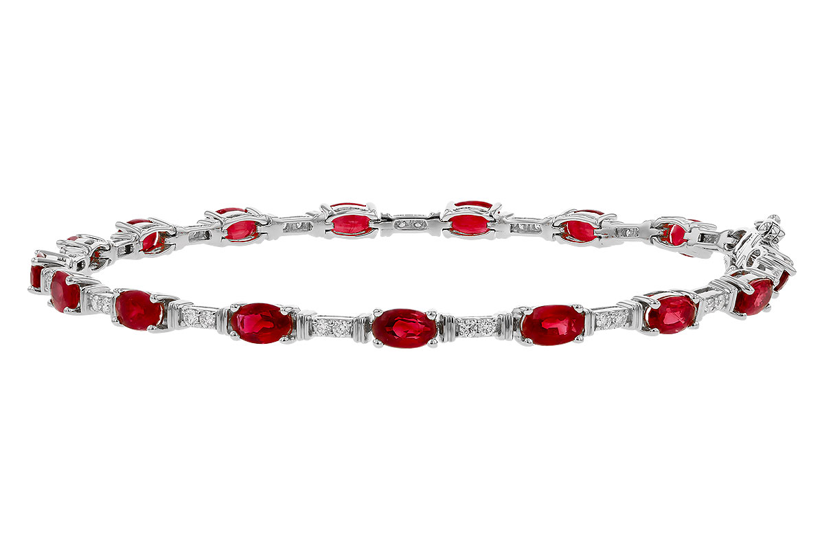 D329-11539: BRACELET 4.65 RUBY 4.97 TGW (7")