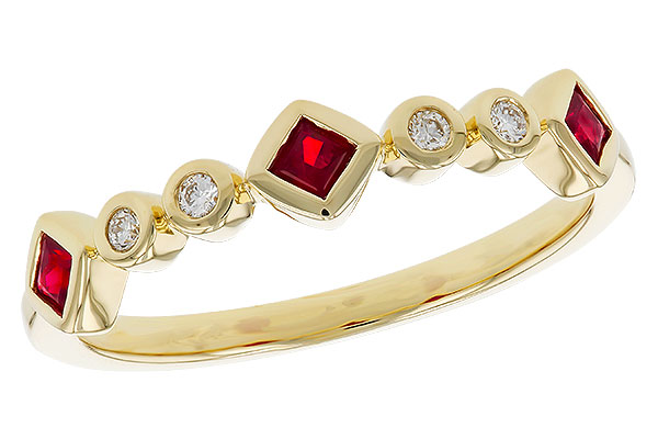 D329-13348: LDS WED RG .22 RUBY .27 TGW