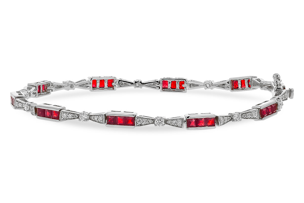 D329-15130: BRACELET 2.05 RUBY 2.70 TGW (7")