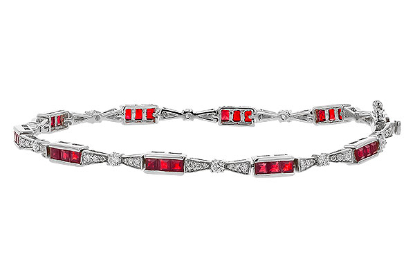 D329-15130: BRACELET 2.05 RUBY 2.70 TGW (7")