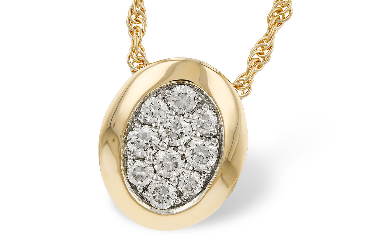 D329-16012: NECKLACE .25 TW