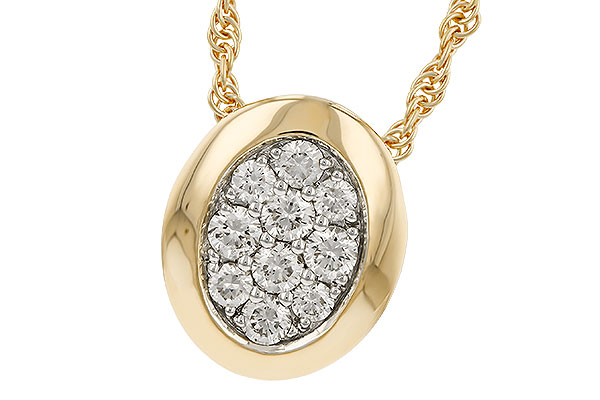 D329-16012: NECKLACE .25 TW