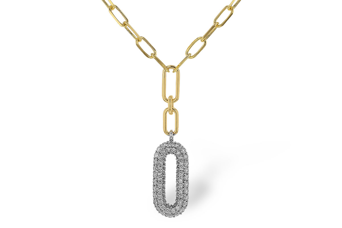D329-16939: NECKLACE .96 TW (18")