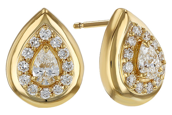 D329-17894: EARRINGS .28 TW P.S. .55 TW