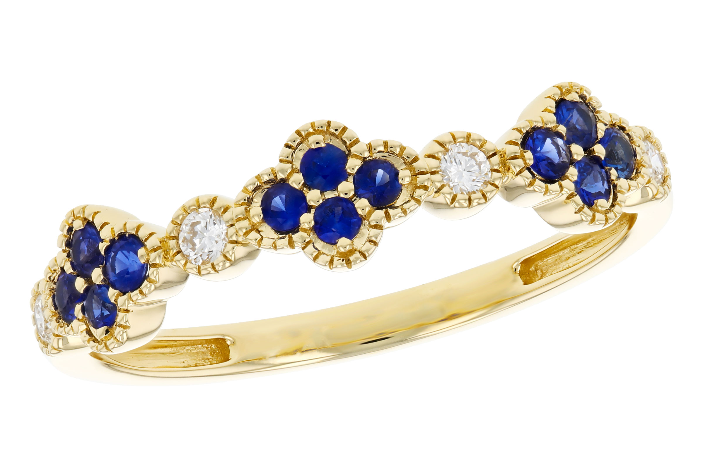 D330-03294: LDS WED RG .23 TW SAPPHIRE .31 TGW