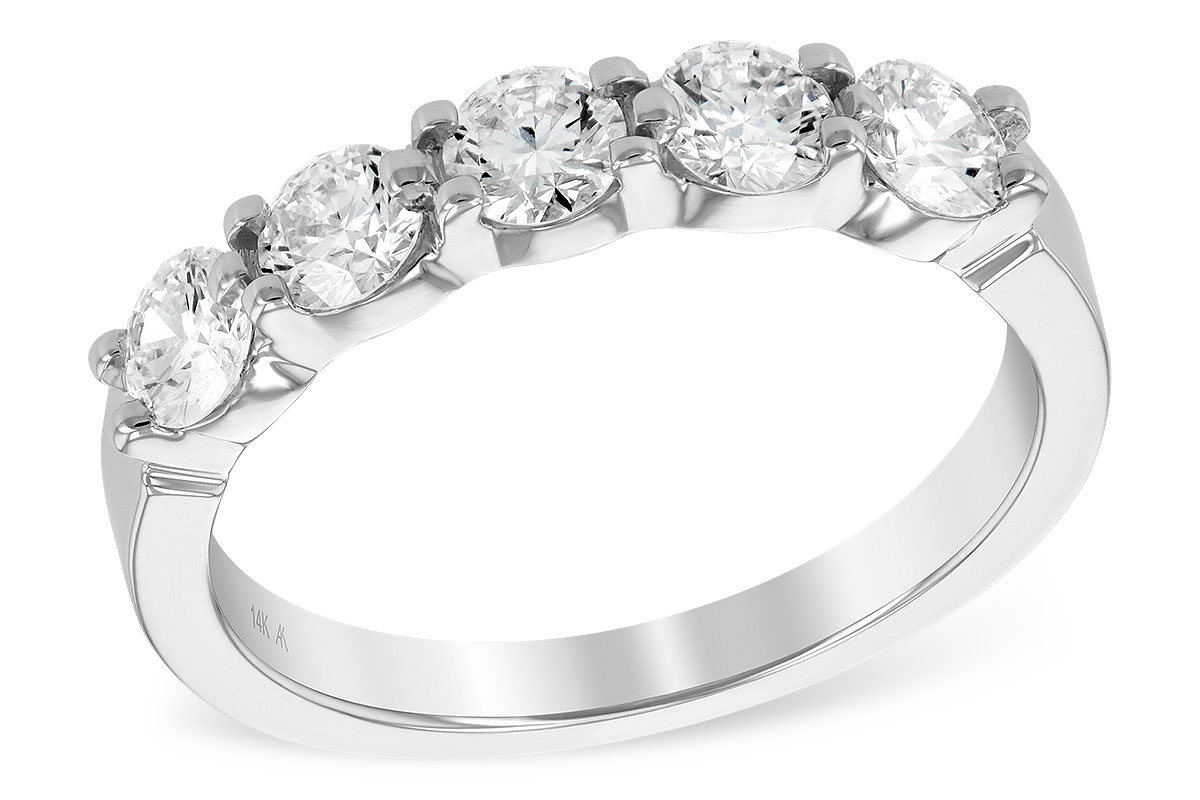 E240-04194: LDS DIA WED RG 1.00 TW (5 STONES)