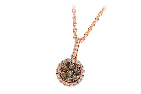 E240-98757: NECK .29 BROWN DIA .51 TW