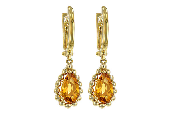 E243-67885: EARR 1.40 CITRINE TW