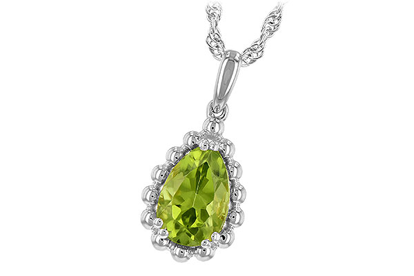 E243-67894: NECKLACE 1.30 CT PERIDOT