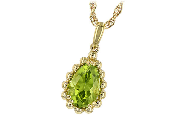 E243-67894: NECKLACE 1.30 CT PERIDOT