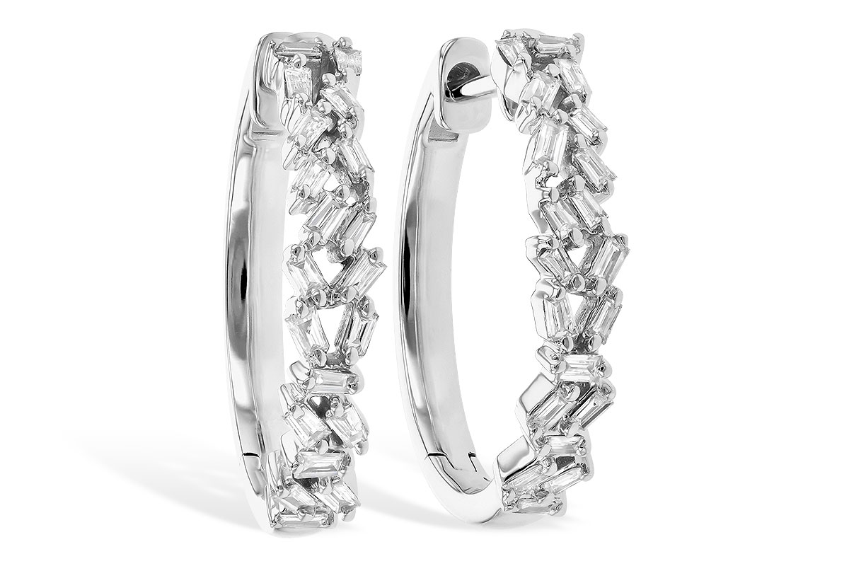 E327-30612: EARR .26 TW BAGUETTES