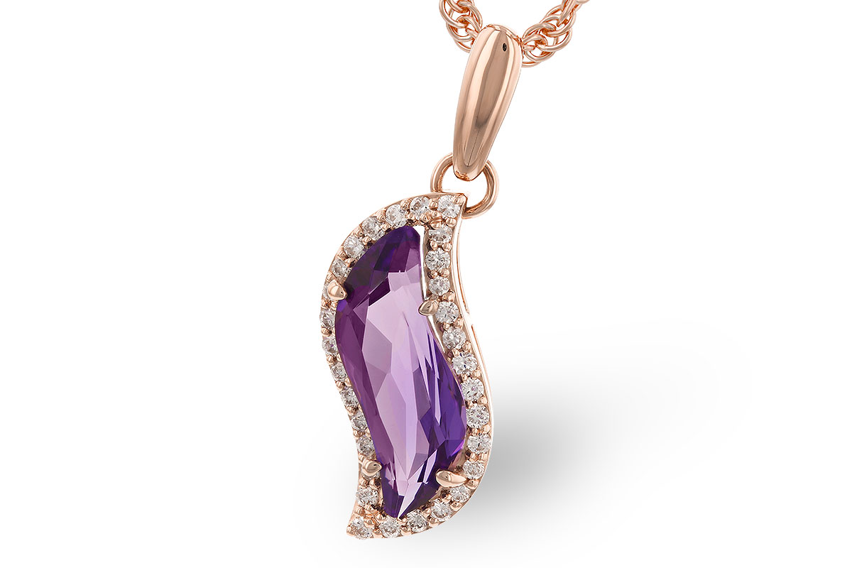 E328-22421: NECK 1.34 TW AMETHYST 1.48 TGW