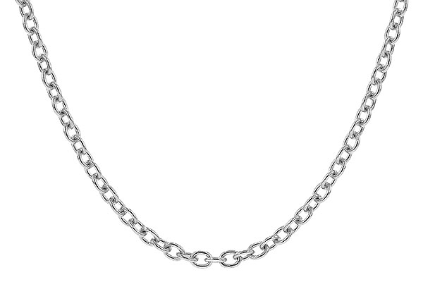 E328-25121: CABLE CHAIN (1.3MM, 14KT, 18IN, LOBSTER CLASP)