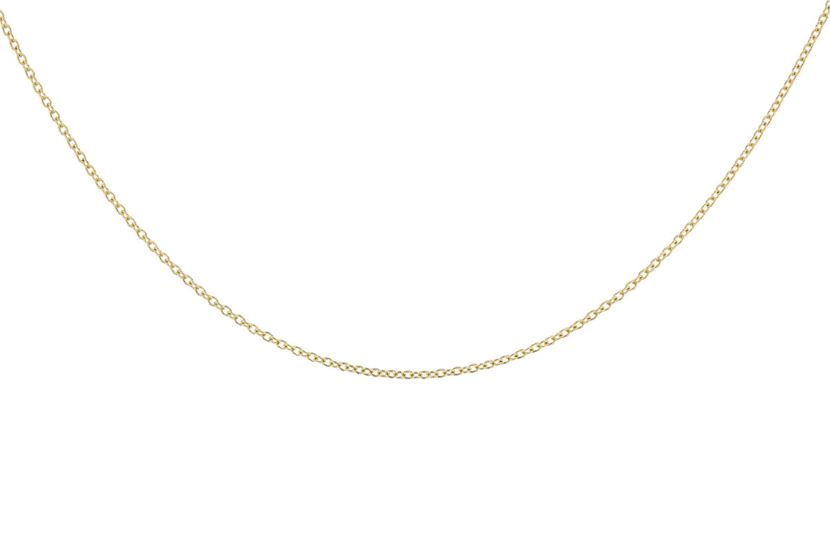 E328-25121: CABLE CHAIN (18IN, 1.3MM, 14KT, LOBSTER CLASP)