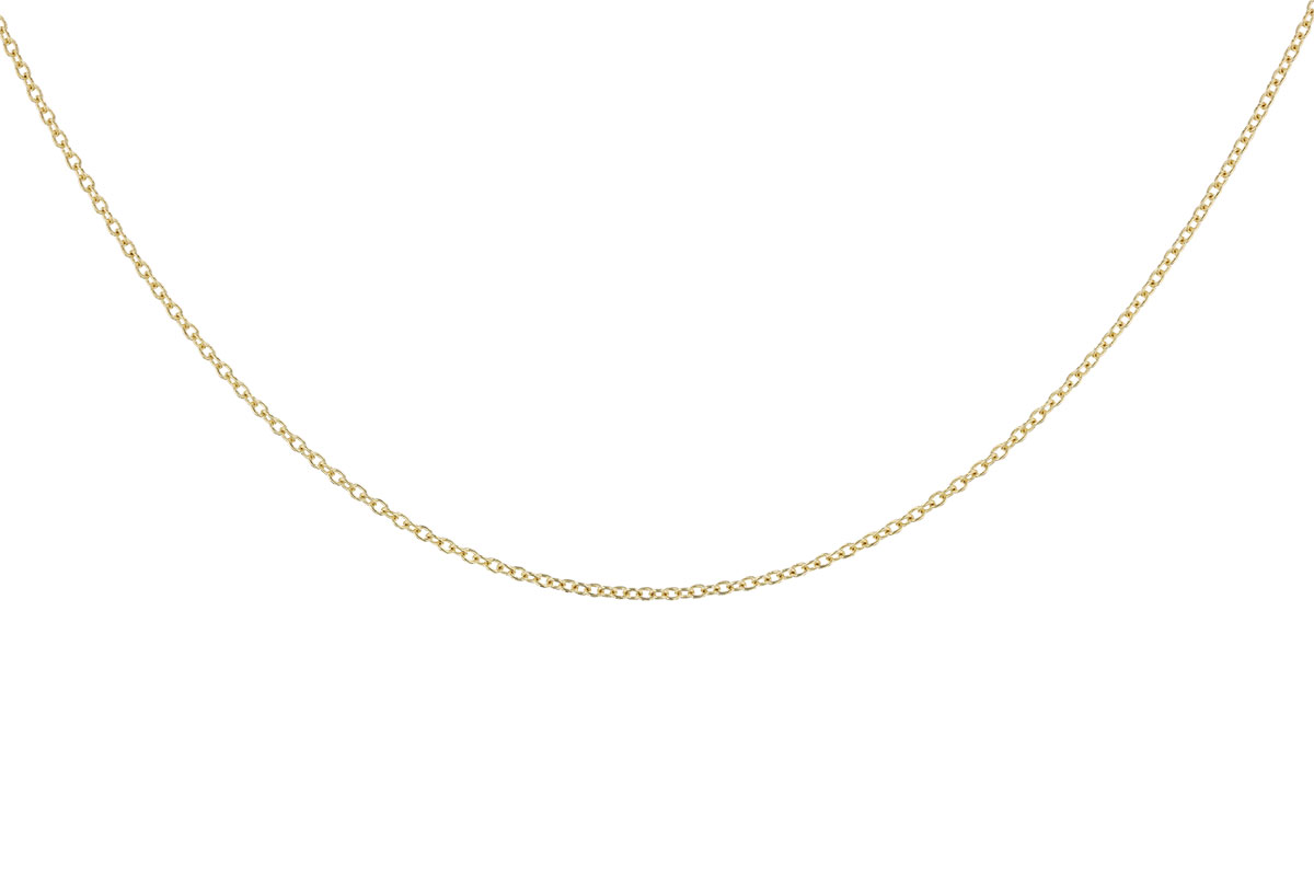 E328-25121: CABLE CHAIN (18IN, 1.3MM, 14KT, LOBSTER CLASP)
