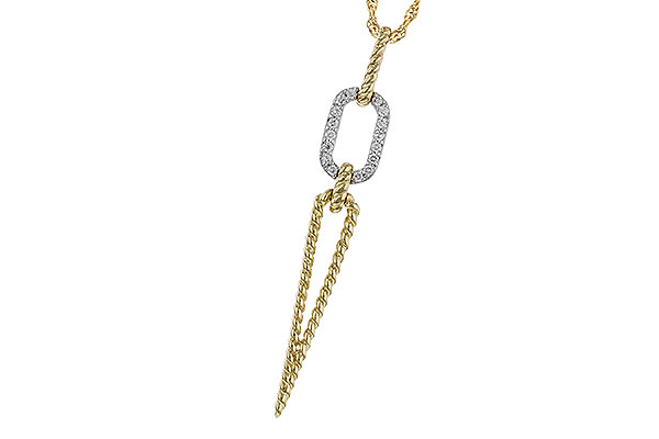 E329-11485: NECKLACE .14 TW