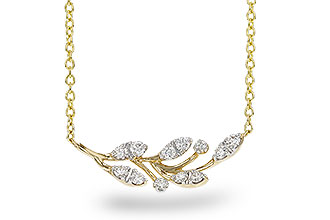 E329-12366: NECKLACE .32 TW (18")