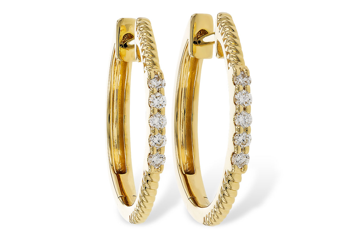 E329-14248: EARRINGS .11 TW