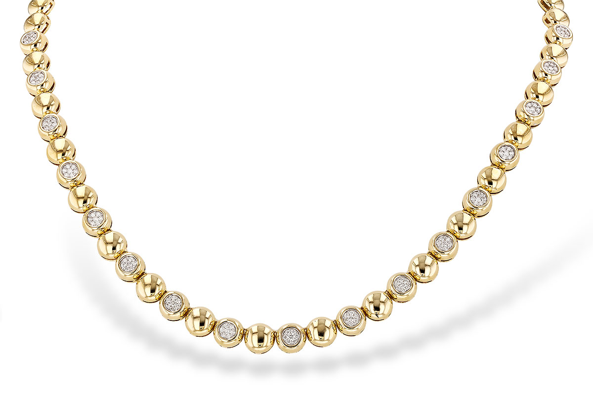 E329-14266: NECKLACE .87 TW (17")
