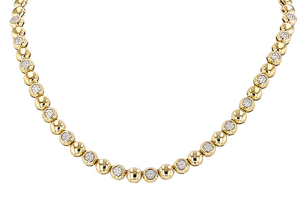 E329-14266: NECKLACE .87 TW (17")