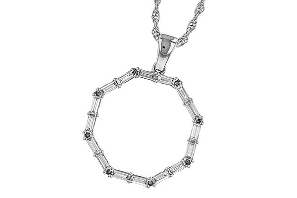 E329-15112: NECKLACE .35 TW BAG DIAS